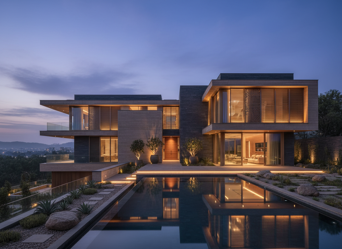 Modern residential construction by Archastu